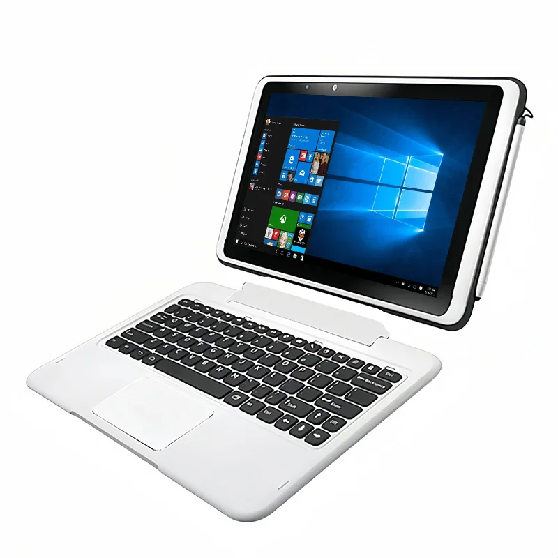 2GB LPDDR3  64GB eMMC  Free Capacitive Pen 10.1 INCH  64 Bit Windows 10 Pro C1 2in1 Tablet With Keyboard X5-Z8350  Quad-Core