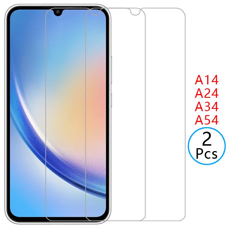 protective tempered glass for samsung galaxy a54 a34 a24 a14 4g 5g screen protector a 14 24 34 54 14a 24a 34a 54a film samsumg