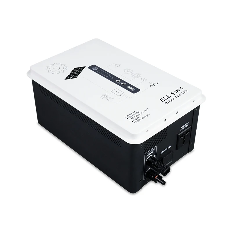 Sako Alpha ESS 500W/1Kwh Off-Grid Solar System, Pure Sine Wave, Dual Charging, LiFePO4 Battery, Efficient Energy Storage for Hom