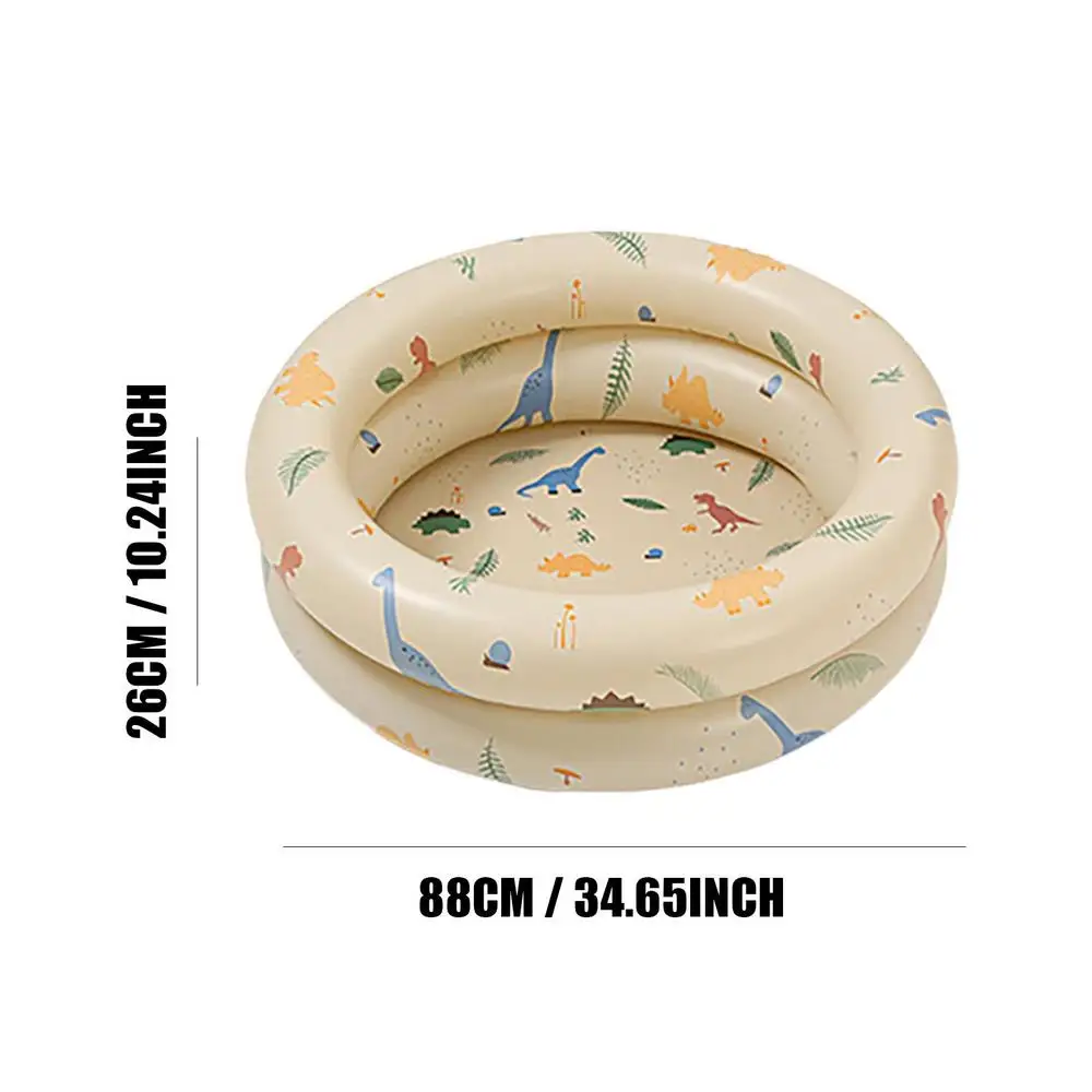 Baby Inflatable Swimming Pool Toys Paddling Pool Infant Pool Round Children Pool Room Bath Pool Swimming Ring Paddling Bathtub