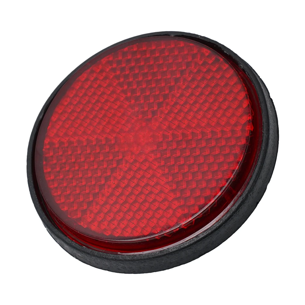 1X Circular Reflector 6cm Plastics Car Truck Night Reflector Refraction Light Red/yellow/white/blue/green Motorcycle Accessories