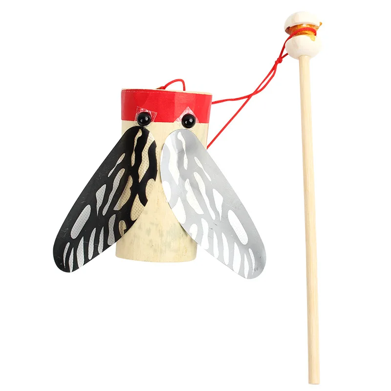 Bamboo Cicada Sound Making Toy DIY Science Experiment Kits Fun School Project Children Montessori Education Toys