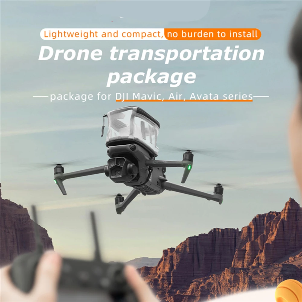 Estojo de Montagem Drone Top, Compact Portable Transportation Bag, DJI Air3, Acessórios Avata2