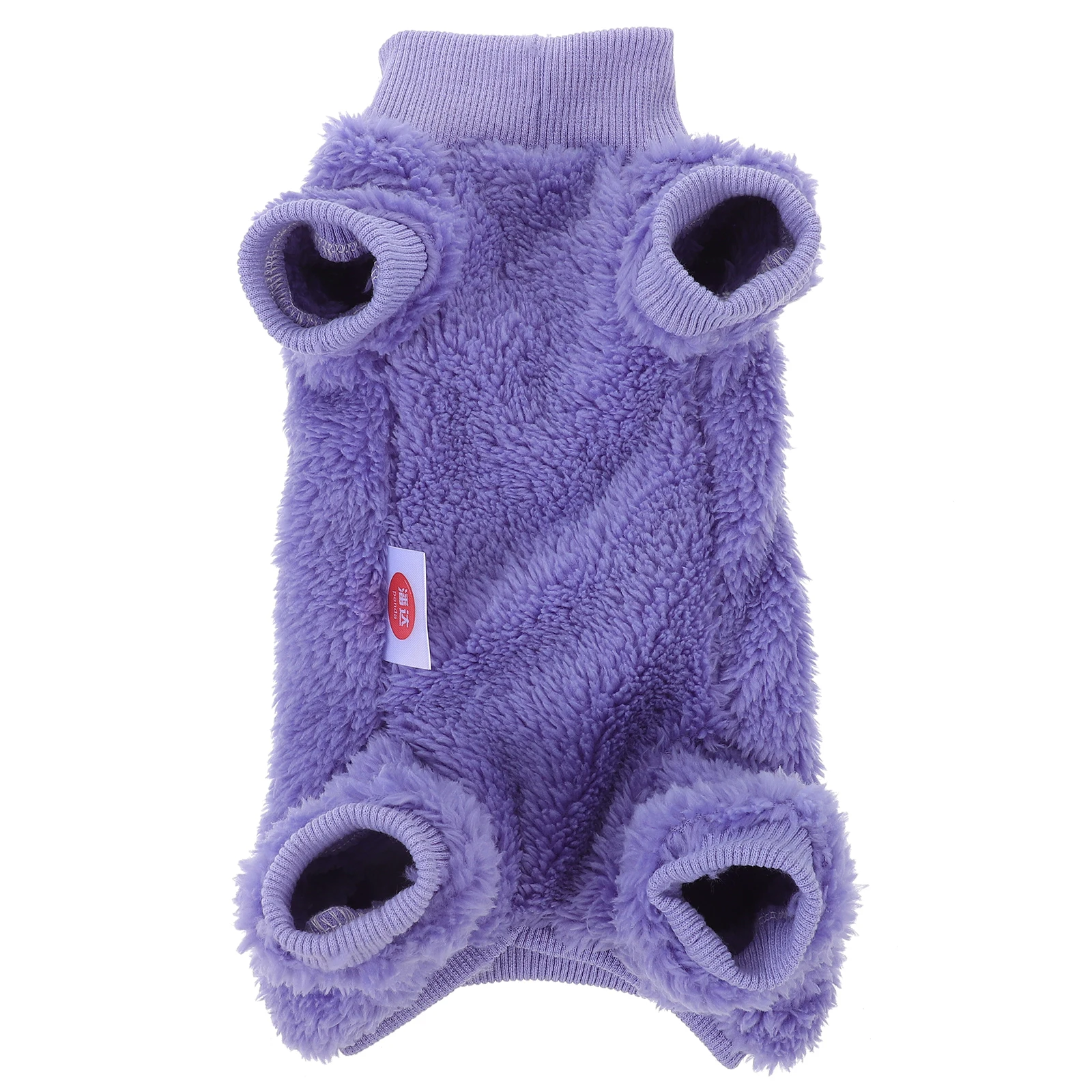 

Double Sided Fleece Cat Clothing Purple XS Warm Winter Clothes Small Cats Dogs Sphynx Costume Indoor Outdoor Pet Use