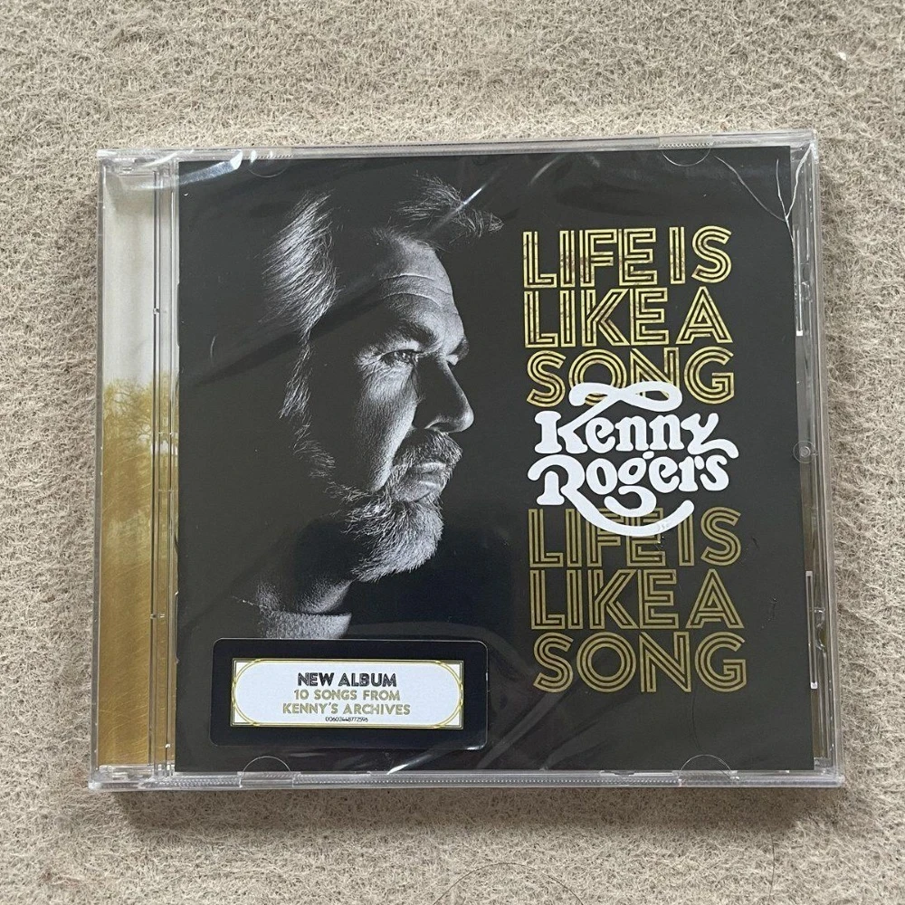 Kenny Rogers: A Vida É Como Uma Música - CD de Álbum Country Pop com Voz Lendária, Baladas Aconchegantes e Clássicos de Alta Qualidade para Fãs