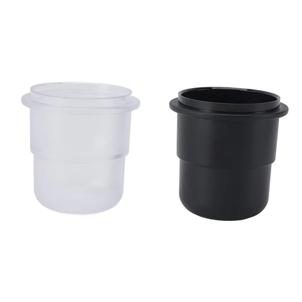 2pcs set 58mm Diameter Dosing Cup Thickened PC Material Matte Finish Portafilter Dosing Cup 2Pcs Pack Lightweight