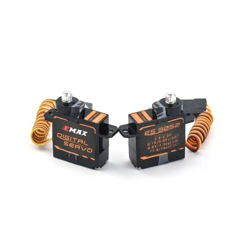 1/2/4/6/8PCS EMAX ES9052MD Digital Metal Gear Servo 5.5g All-Purpose For RC FPV Airplane Drone DIY Accessories