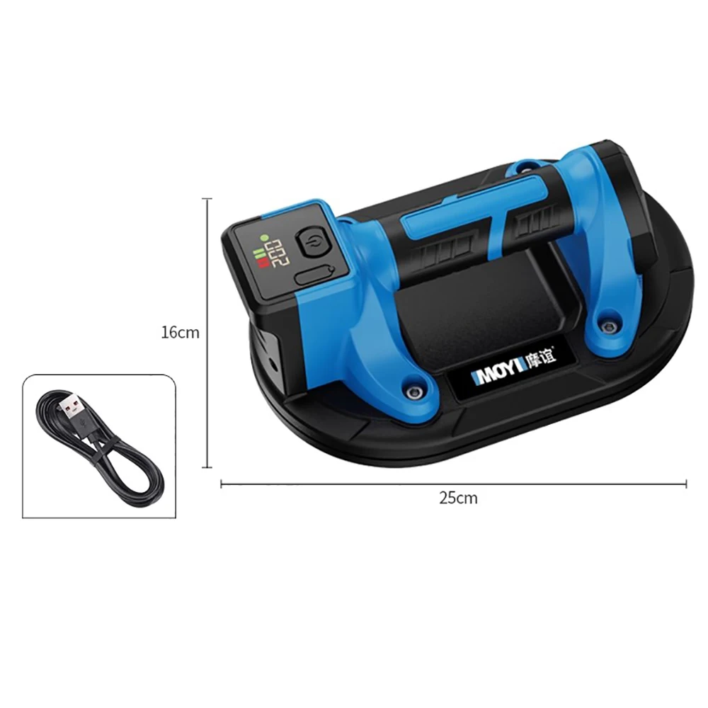 

Электрический вакуумный подъемник на присоске — сверхмощность 500 кг для грубых поверхностей, плиток, стекол, плит (10 дюймов)