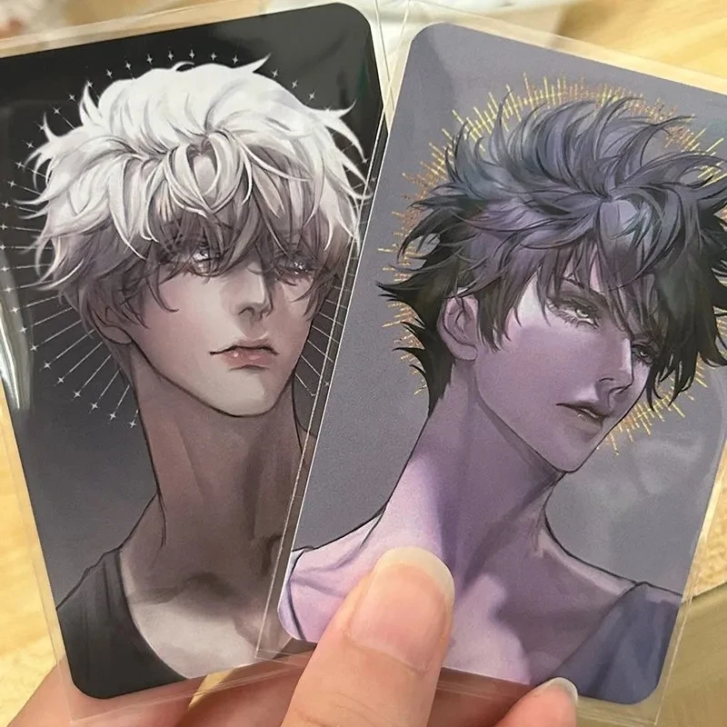 

Карта аниме Shoyo Hinata Kei Tsukishima, изысканная 3-дюймовая карта Haikyuu, Детские канцелярские принадлежности, Закладка, коллекционный подарок, водонепроницаемая