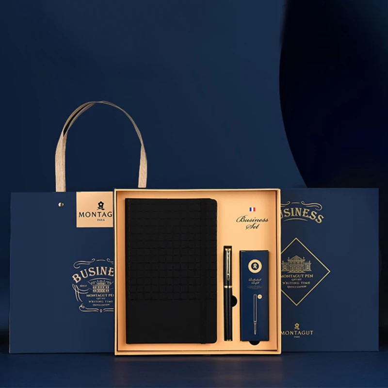 

Ручка-роллер Montagut M301, многоцветная, металлическая, с золотистой отделкой, для письма, с подарочной коробкой и сменными стержнями для блокнотов