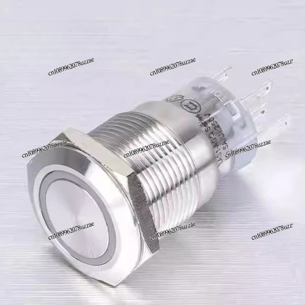 Button LAS1-AGQ Series Stainless Steel with Lamp Wiring Insert Switch Industrial Control
