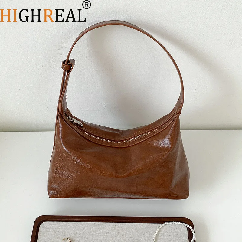 

Сумка через плечо из искусственной кожи под мышками, сумка для пельменей, сумки на плечо большой емкости, новая мода, карман для мобильного телефона из мягкой кожи