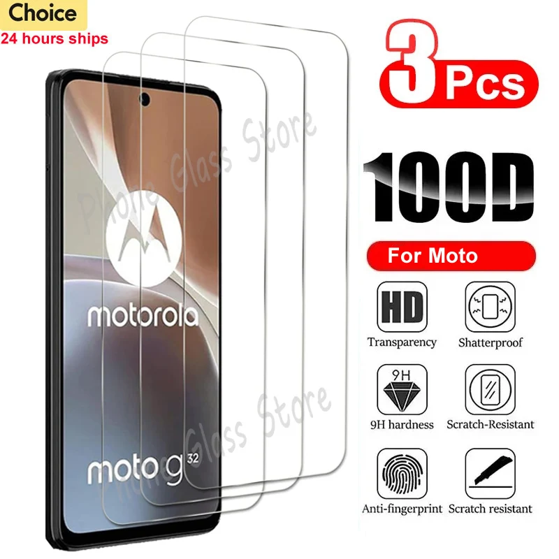 3PCS Tempered Glass…