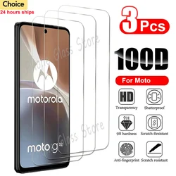 3PCS Tempered Glass For Motorola Moto G13 G14 G23 G53 G54 G73 G84 G22 G32 G42 G52 G62 G72 G82 G71 E22 E32 Screen Protector Glass