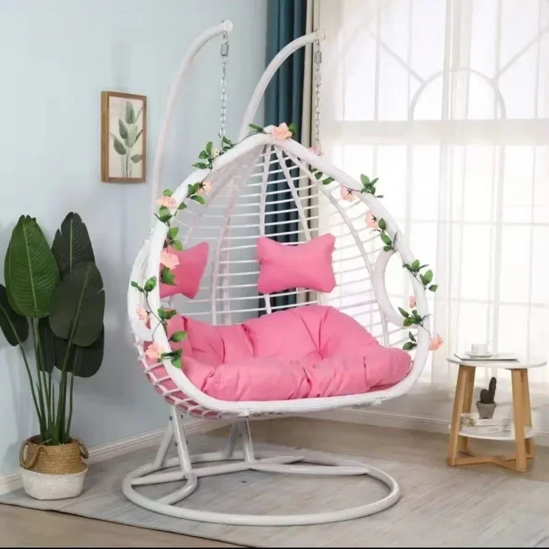 

Hanging Basket Rattan Hanging Swing Outdoor Home Patio Rocking Indoor Bedroom Lazy Balcony