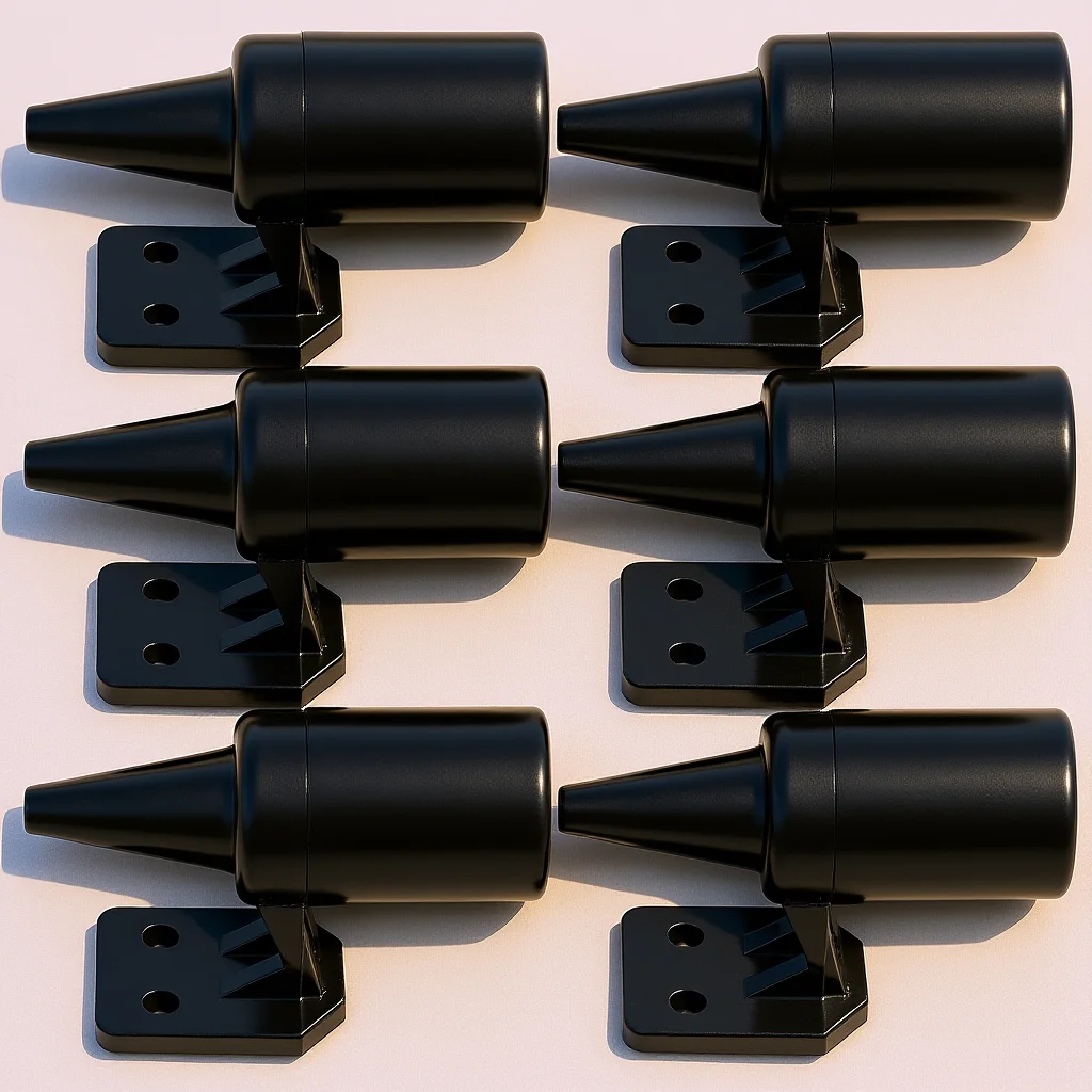 6Pcs Deer Warning Whistle for Car ABS Deer Horn Device Sound Inaudible to Humans Ideal for Rural Driving Vehicle Safety