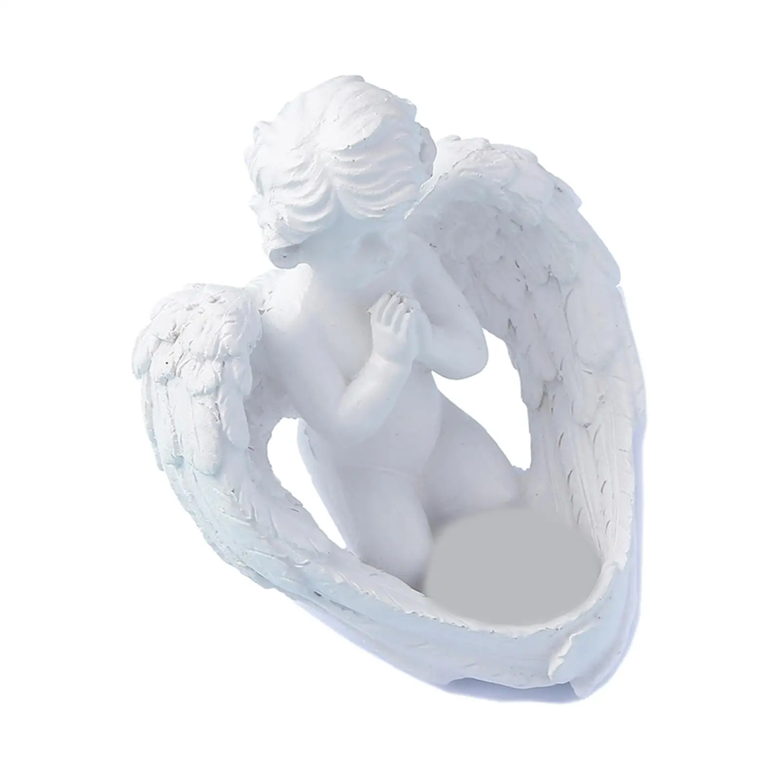 Candlestick Candelabras Candelabrum Resin Angel Wing Candle Holder for Fireplace Anniversary Prayer Candles Party Mantel