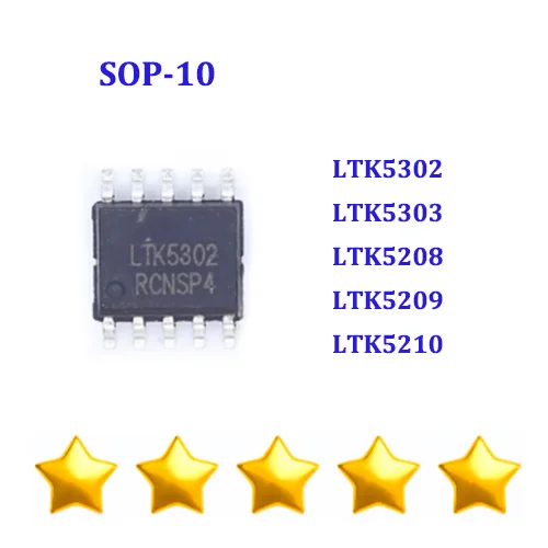 10PCS LTK5302 LTK5303 LTK5208 LTK5209 LTK5210 SOP10 100% New Original IC Chip