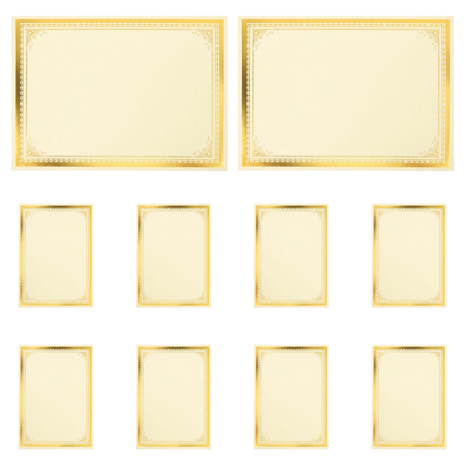 Рисунок 2 - позолоченная бордюрная бумага формата А4