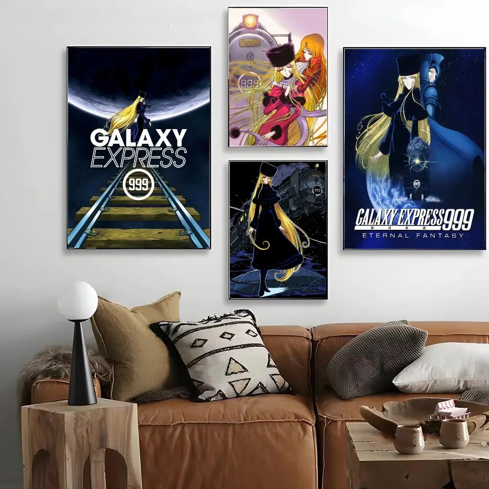 Anime Galaxy Express 999 Poster HD Art Decorative Wall Art Waterproof Home Décor for Living Room Bedroom Café Stylish Gift