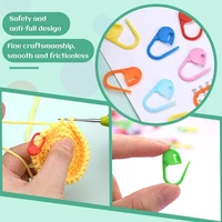 10-1000Pcs Mix Color Knitting Stitch Counter Crochet Locking Stitch Markers Stitch Needle Clip Knitting Crochet Marker DIY Craft 2