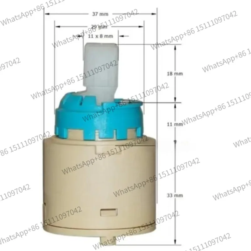 Faucet Accessories Compatible with Roca Faucet Cartridge Single Handle Basin Shower Bathtub Mixing Cartridge R37T
