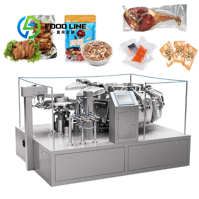 Premade Bag Filling Sealing Machine Shockproof Reinforced Frame Resists Vibration During Continuous Daylong Production Cycles