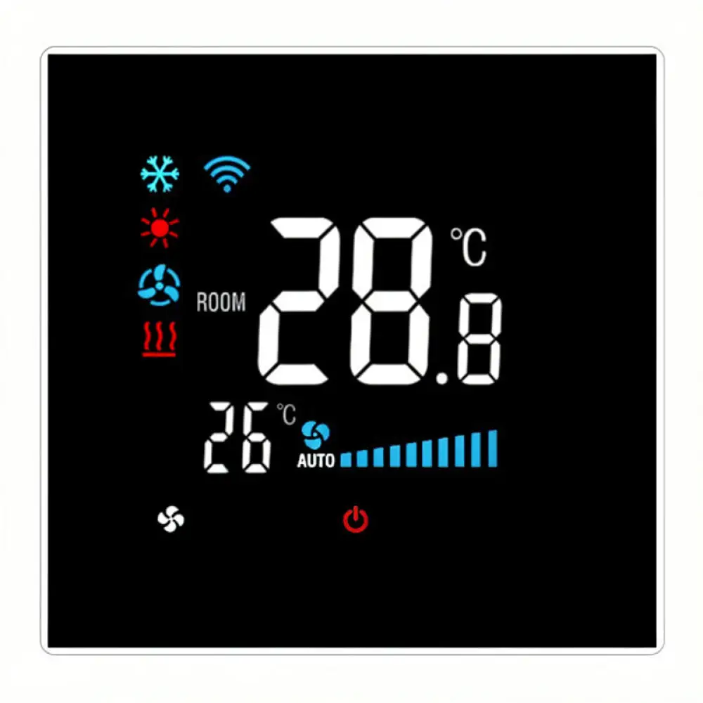 Smart Wifi Thermostat Central AC Fan Coil Unit Controller 10A High Load HVAC Temperature Regulator System For For XFG Device