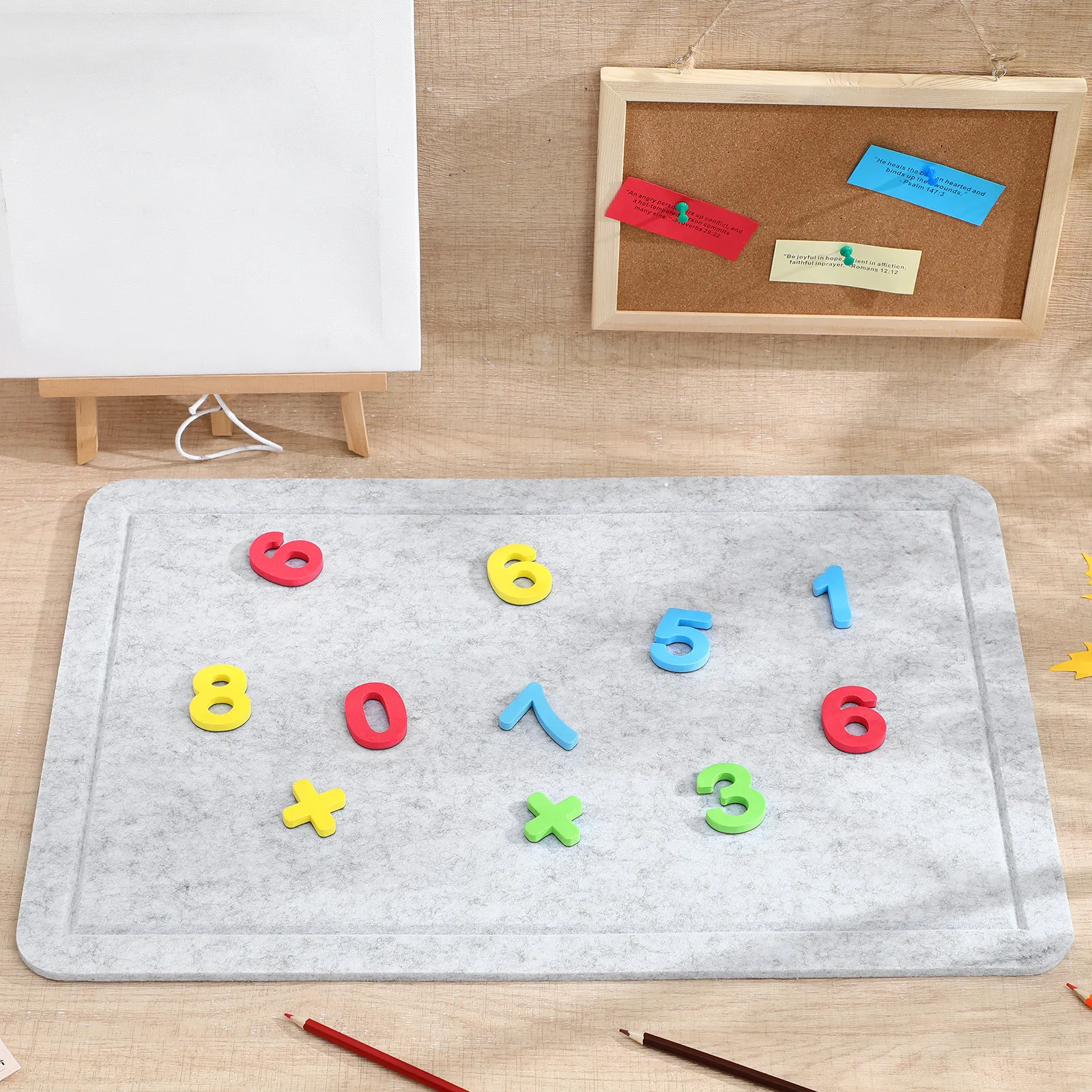 

Puzzle Felt Board For Jigsaw Puzzles Nonslip Surface Easy Install Safe Use Puzzle Sorting Tabletop Game Mat Accessory