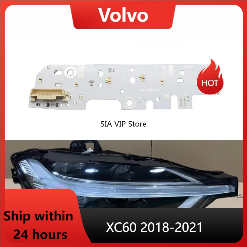 

For Volvo XC60 2018-2021 Circuit Board Light Chip Car Headlights White DRL Chip Ballast chip Light Angel Eyes Daytime running