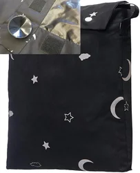 Custom-madePortable Window Blackout Curtain Shade with Suction Cups Travel, Kids, and Baby Nursery 50