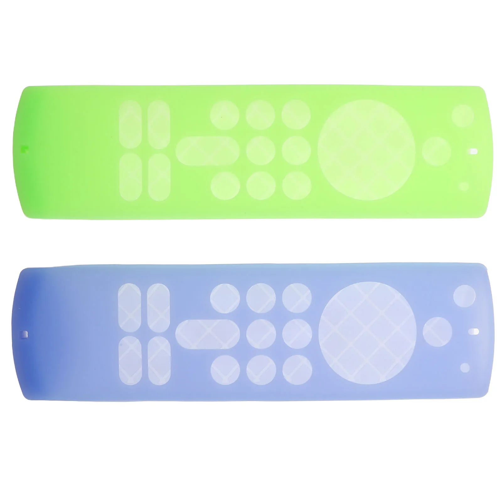 

2pcs Silicone Case Shockproof Protective Cover Durable Soft Skin Sleeve Household Remote Shell Nonslip Textured Design Easy