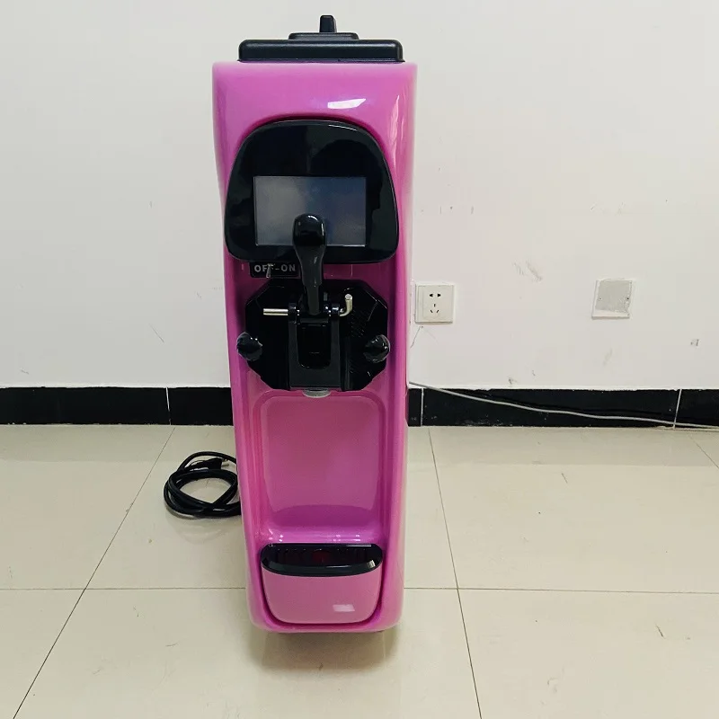 Three flavors of high-end stainless steel commercial soft ice cream machine frozen yogurt ice cream nachine for sale