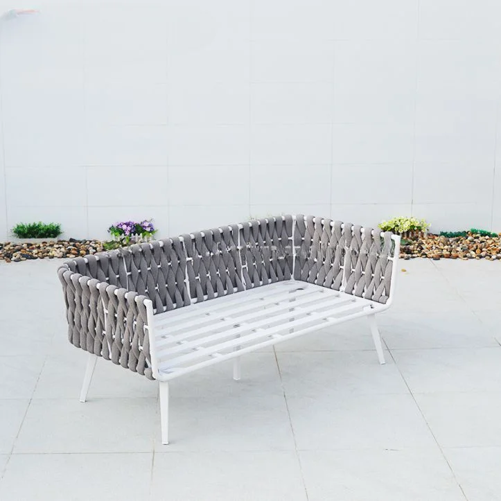 Patio Aluminum Outdoor Garden Rattan Furniture Set Chair Rope Furniture Set Outdoor