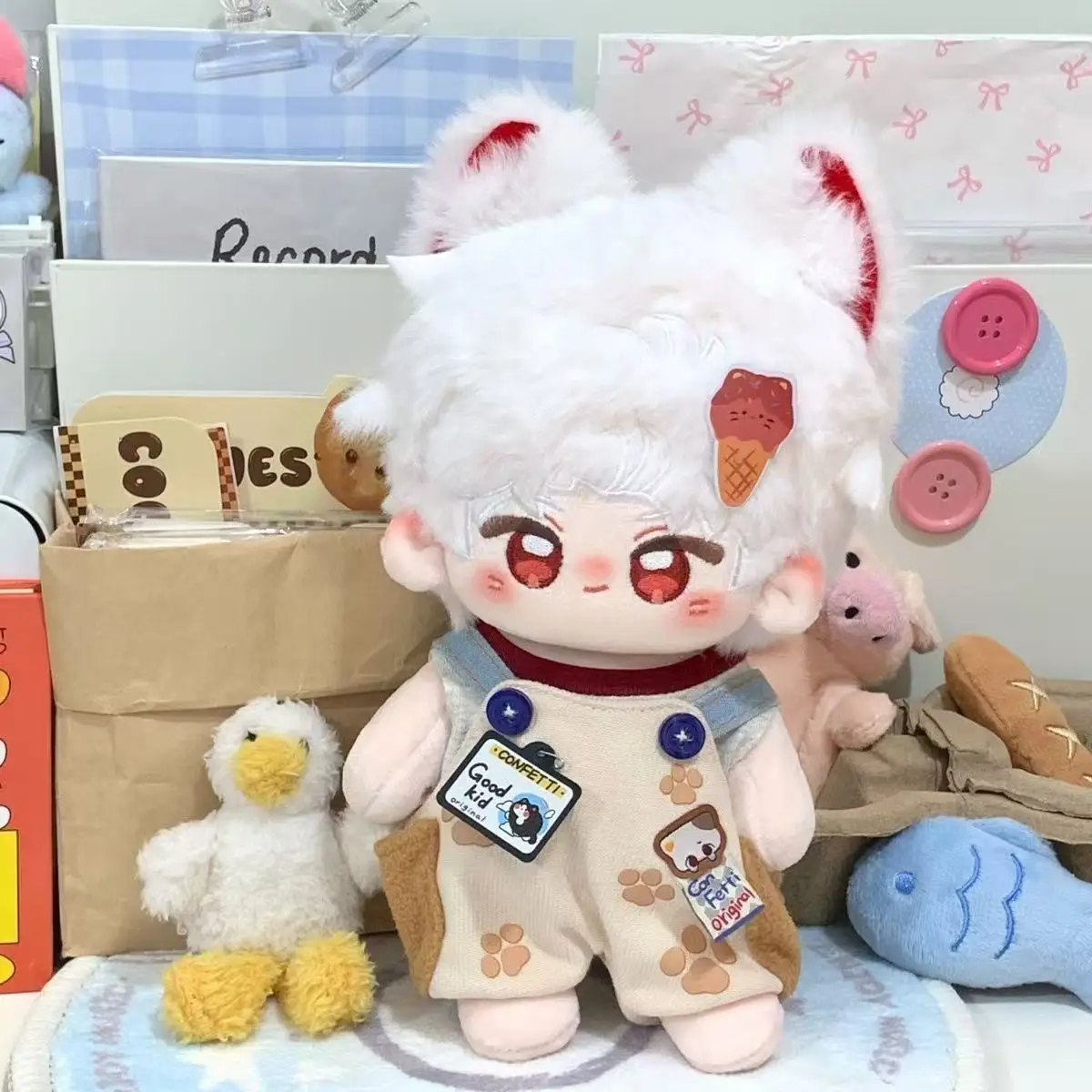 20cm Love and Deepspace Xavier Sylus Rafayel Sylus Caleb Cotton Body Anime Cartoon Plush Plushie Doll Cosplay Figures Gift xmas