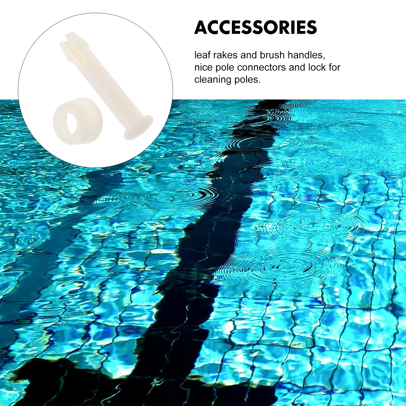

12pcs Pool Cleaning Locking Pins Sturdy Abs Replacement For Pool Tools Skimmer Leaf Rake Connector Handle Bolt Replacement Part