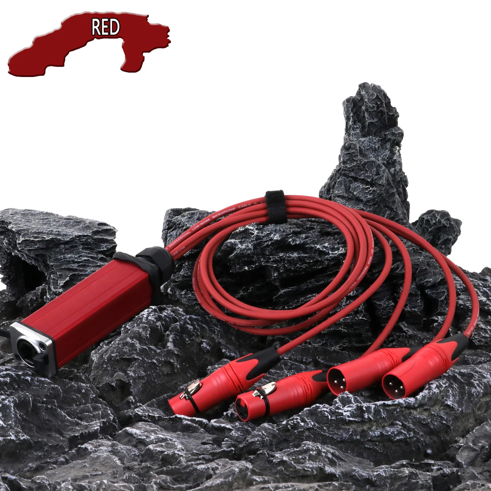 0.2M-15M Rj45 Cat5 Met Afgeschermde Converter Naar 4-kanaals Xlr 3pin 2 Mannelijke 2 Vrouwelijke Multi-Netwerk Breakout Ontvanger Verlengkabel