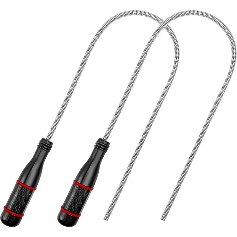 

1/2 шт. гибкие магнитные стержни для извлечения — 23,5 дюйма, гибкая присоска с крючком, сверхмощный пикап для объектов для механиков