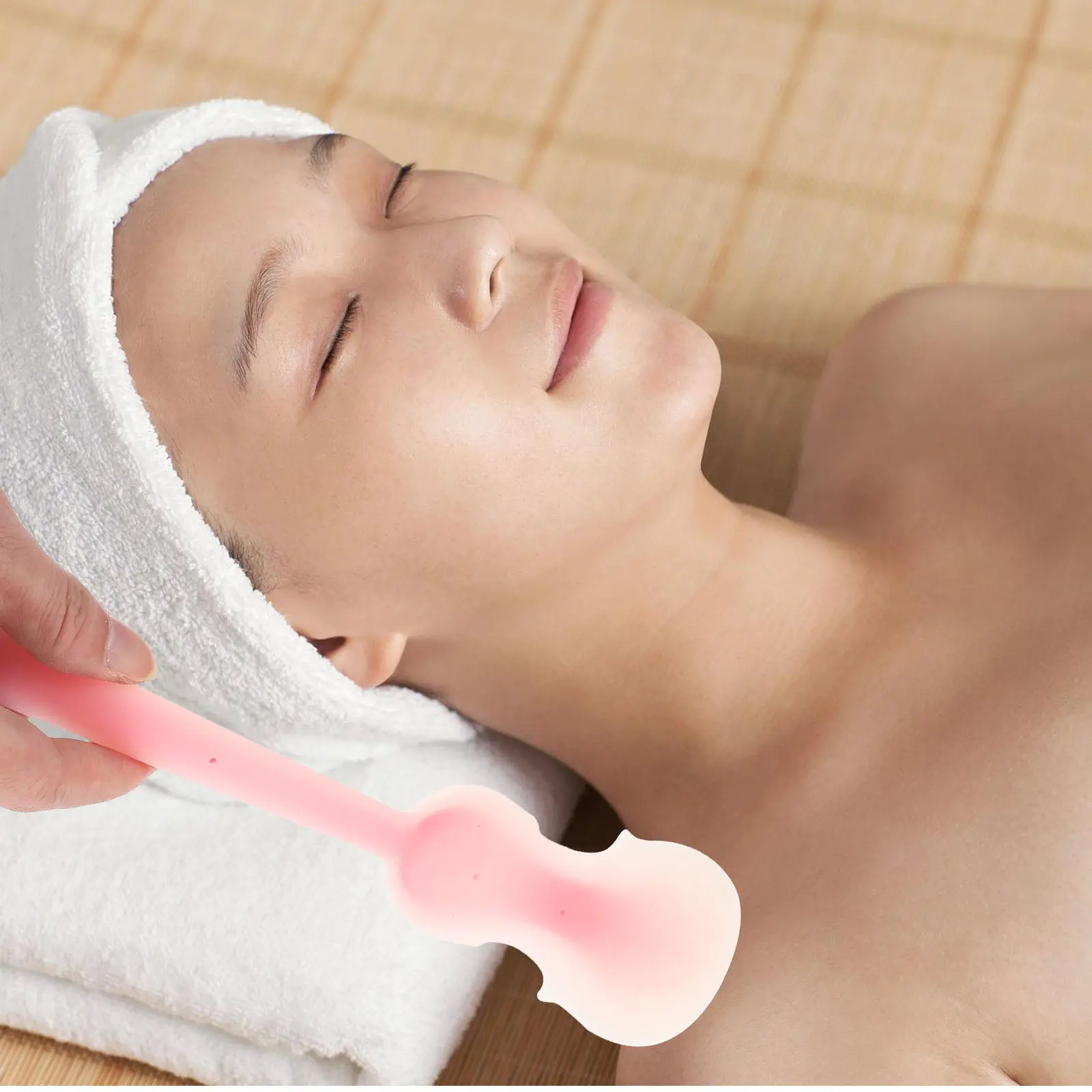 

Silicone Massage Hammer Pat Violin Design for Neck Shoulder Back Hand Acupoint Dredging Massaging Tool Portable Health Care Body