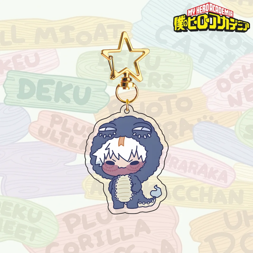 My Hero Academia Tier-Haube Q-Version Acryl-Schlüsselanhänger Sternhaken Deku Bakugo Todoroki Uraraka Anime Rucksack-Anhänger MHA Fans – Detail 8