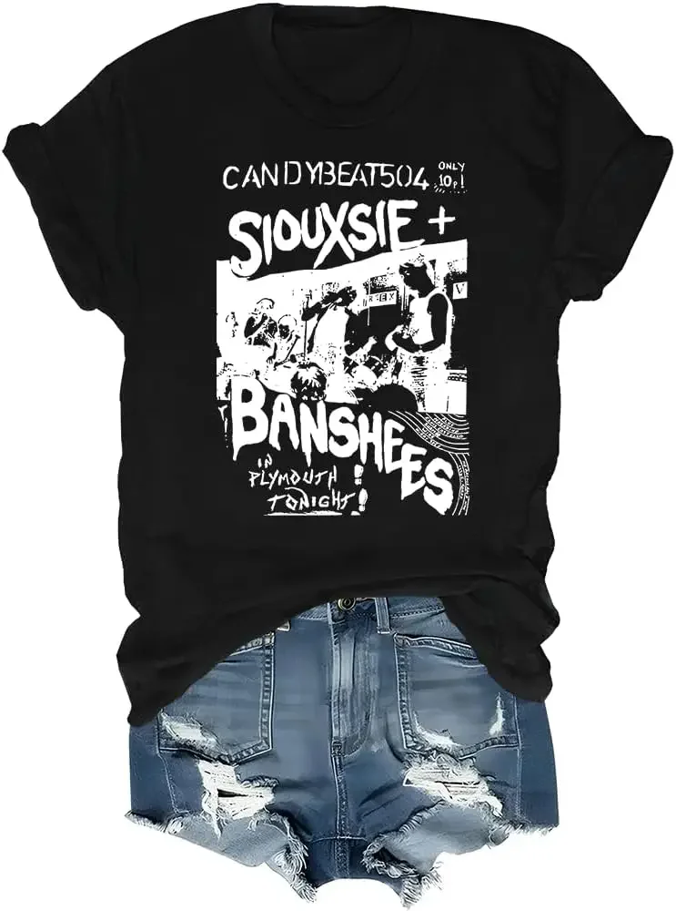 Siouxsie and The Banshees t-Shirt, Siouxsie e The Banshees Funny Shirt