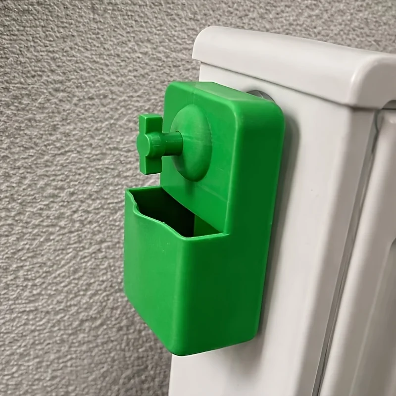 Radiator Bleed Key with Water Collection Box No Spill Radiator Vent Tool for Heating System Maintenance & Valve Adjustment