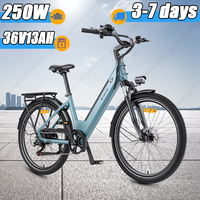 ENGWE P275 SE Electric Bicycle 250W Motor 36V13Ah Removable Battery City Travel Ebike 27.5 in Tire Electric Bike 100Km Max Range