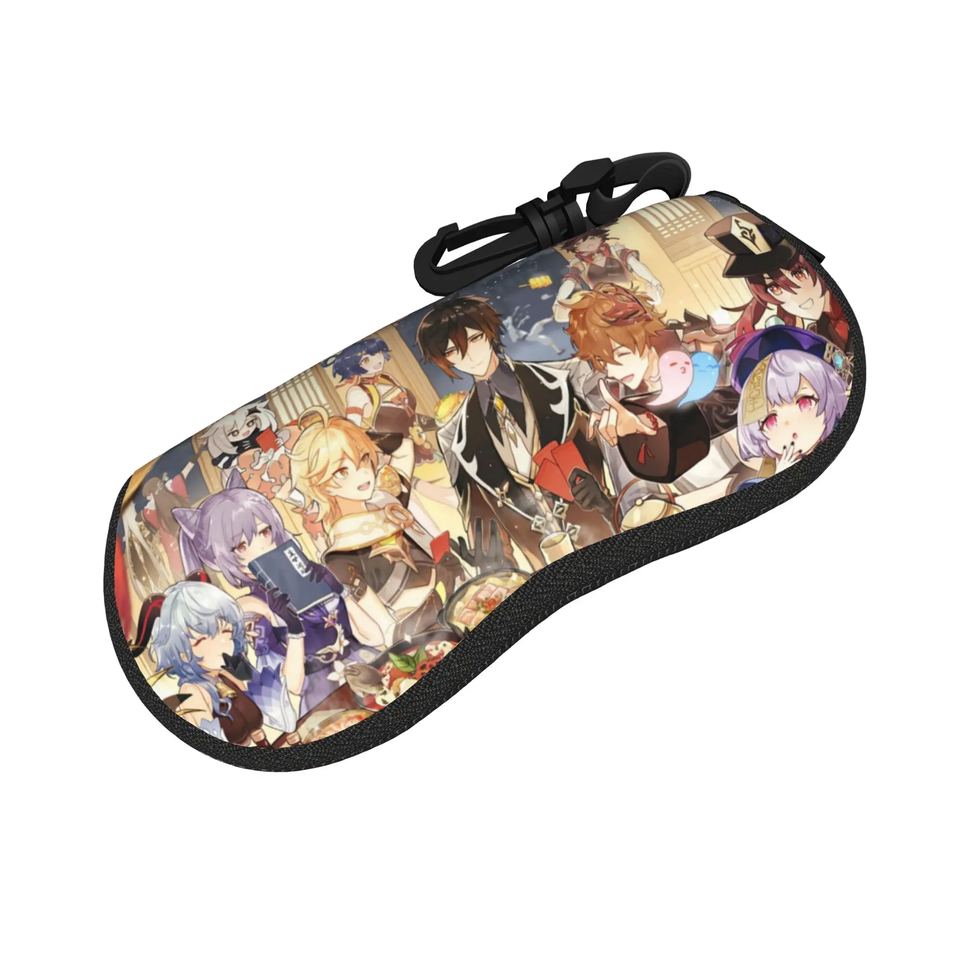 Genshin Impact Glasses Case Girls Student Box  Eyeglasses Protector Ultra Eye Contacts Case