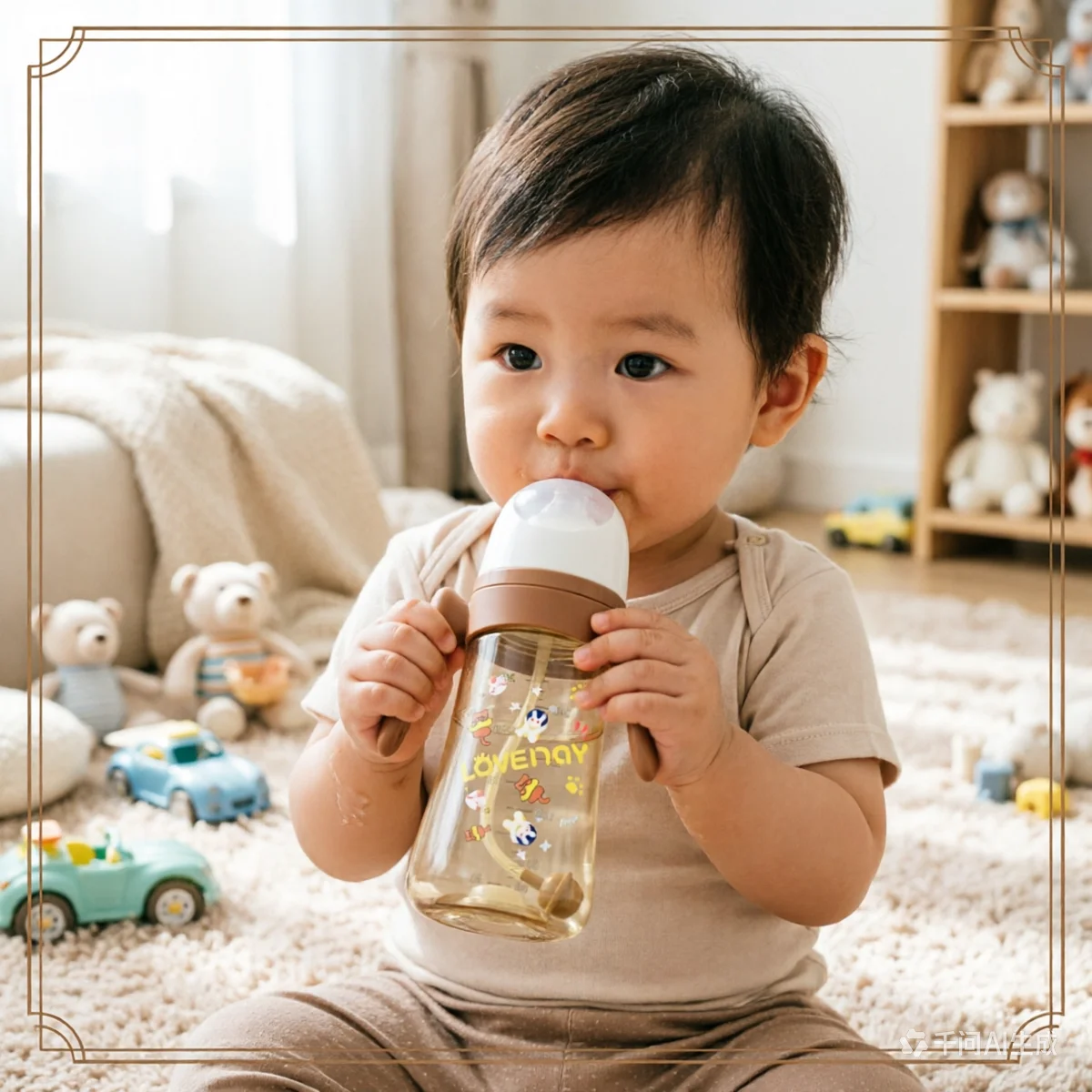 

baby bottle/newborn bottle/300ML Large Capacity Milk Bottle