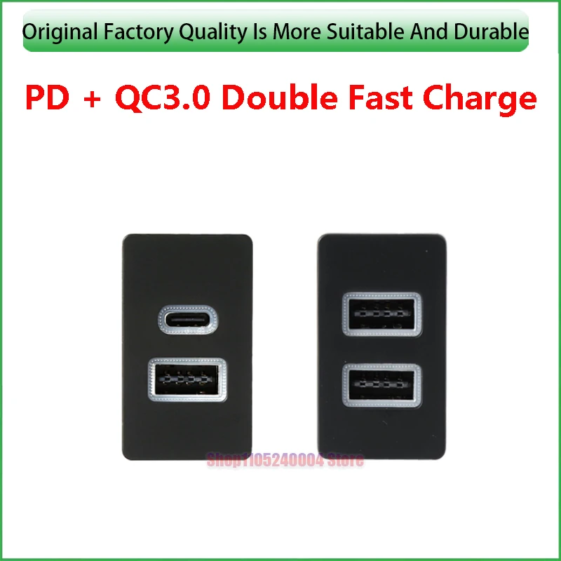 For LANDWIND X5 X7 X8 1PC Car Charger Socket With USB QC3 0 PD And Type C Fast Charging Outlet Power Adapter