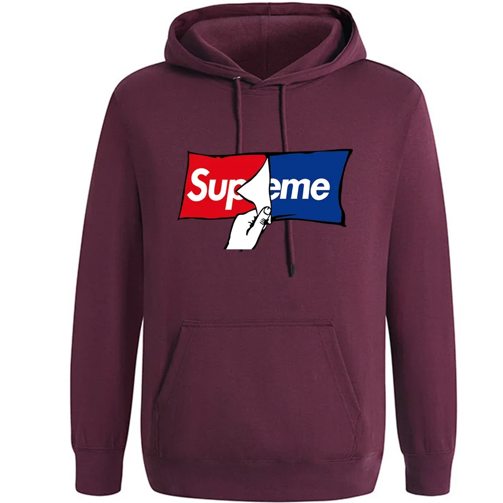 2024 New European and American Men's and Women's Fashion Hooded Sweatshirts Fashion Casual Hooded Sweatshirts