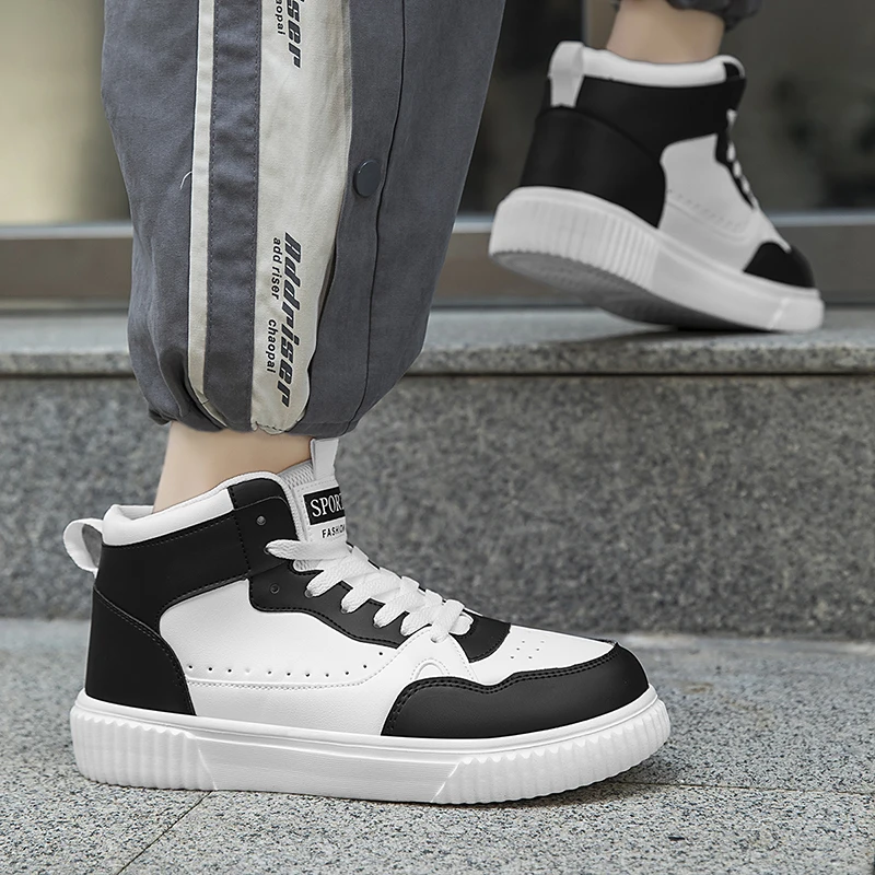 أحذية تزلج عالية الجودة باللون الأحمر للجنسين، أحذية تزلج رجالية خفيفة الوزن، أحذية رياضية كاجوال جلدية مريحة للنساء، أحذية رياضية #6