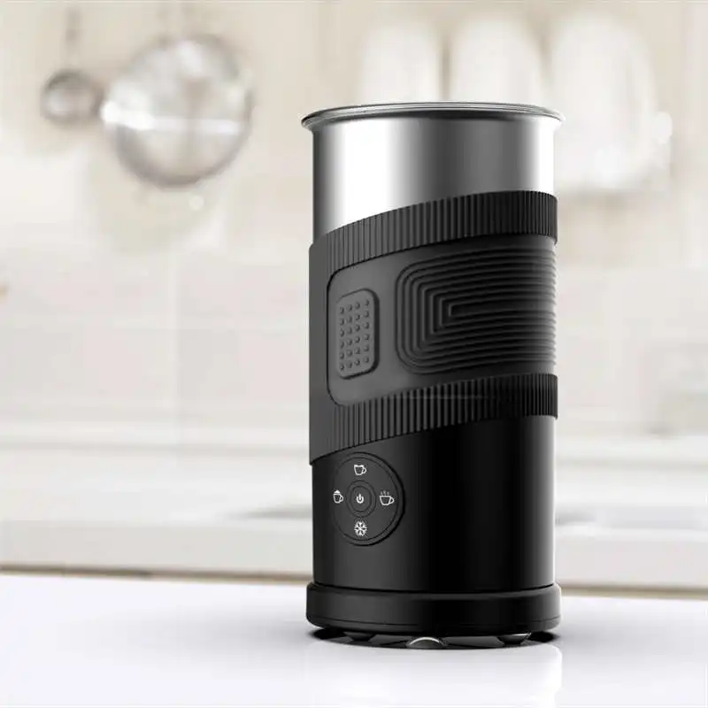 Lmax 工場新デザイン電動ミルクとスチーマーソフトフォームメーカーコールドホットミルクカプチーノコーヒー電動ミルク泡立て器