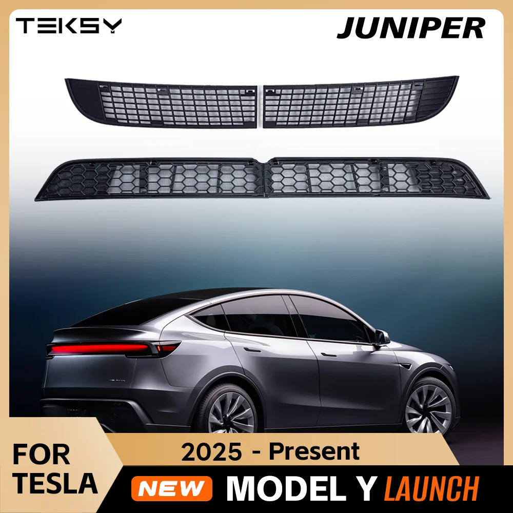 For Tesla Model Y 2025 Launch Juniper Inner Vent Grille Lower Bumper Anti Insect Net Air Inlet Anti Dust Proof Cover